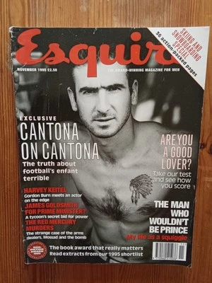 Esquire Magazine 1995 Cantona Bruno, Prince, Kietel, Goldsmith, Goldblum etc Foto 1 de 4