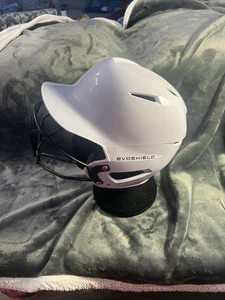 Casco da baseball Evoshield piccolo bianco giovanile scudo viso spedizione gratuita  - Foto 1 di 11