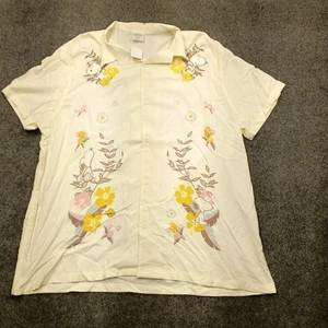 Camicia Peanuts XXL Snoopy Rayon con bottoni manica corta nuova con etichetta - Foto 1 di 3