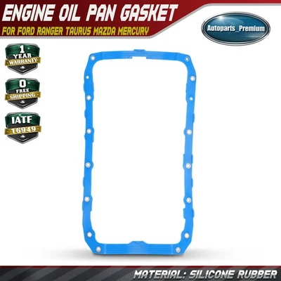 Engine Oil Pan Gasket for Ford Ranger 1991-2001 Taurus Mazda Mercury Sable 3.0L - Image 1 of 4