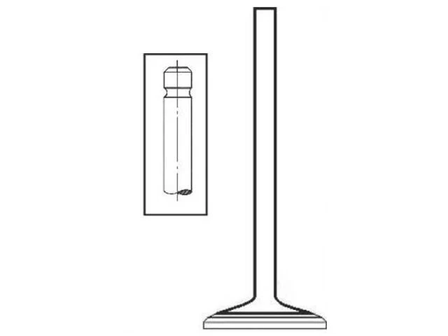 Válvula de admisión para Hyundai Elantra Tiburon Tucson Spectra Spectra5 Sportage DF68J2 Foto 1 de 1