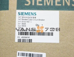 1 pieza Nuevo SIEMENS 3VT8440-1AA03-0AA0 Disyuntor - Imagen 1 de 1