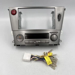 Subaru Legacy BP5 BL5 Outback Climate Control Dual Double Din Bezel Hazard JDM!! - Picture 1 of 8