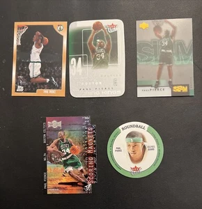 Paul Pierce Lot 5 Cards Topps Rookie RC & 4 Inserts Scoring Kings Slam Magnets + - Picture 1 of 4