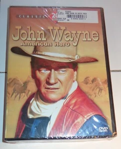 NEW FACTORY SEALED JOHN WAYNE AMERICAN HERO 20 WESTERNS MOVIES ON 4 DVDS - Foto 1 di 3