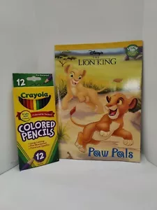Disney's Il Re Leone Libri da colorare Zampa amici 1998 Pacchetto Libro d'Oro - Foto 1 di 8