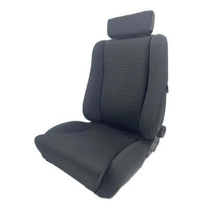 Autotecnica Sport Seat Black Leather Look With Twin Adjusters SP88BK - Picture 1 of 1