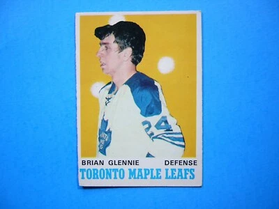 1970/71 O-PEE-CHEE NHL HOCKEY CARD #216 BRIAN GLENNIE ROOKIE EX+ NICE!! OPC - Image 1 of 2