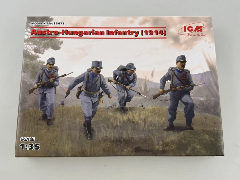 Icm Austro-Hungarian Infantry 1914 (4 Figures) 1:35 35673 Modeling - Image 1 of 1