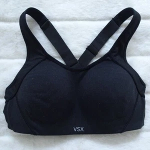Victoria's Secret VSX Sport Bra 34B Black - Picture 1 of 8