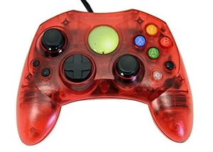 Replacement Controller For Xbox Original Red Transparent Xbox Original - Picture 1 of 4