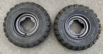 RUEDAS DELANTERAS Y NEUMÁTICOS MAXXIS 10X5 YFZ450R BANSHEE 350 700 660 250 RAPTOR 21X7X10 Foto 1 de 4