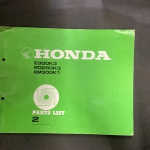 Honda E300K3 ED250K3 EM300K1 Parts list Vol 2 - Picture 1 of 6