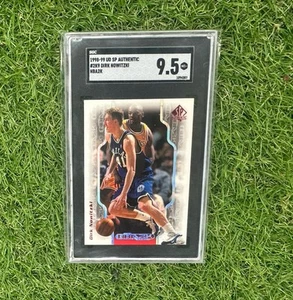 1998-99 SP Authentic Dirk Nowitzki RC  SGC 9.5 MINT Rare SP Rookie Cardboard   - Picture 1 of 2