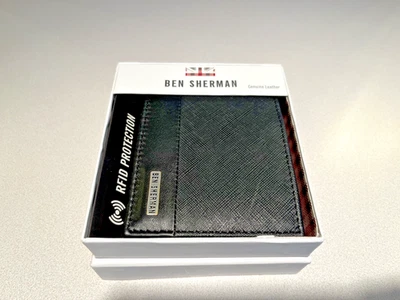 Ben Sherman Original Mens Wallet (Black) Shadwell Collection RFID Protection - Image 1 of 4