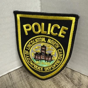 City of Lincolnton North Carolina Police Department Obsolete Shoulder Patch - Picture 1 of 4