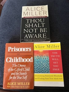 Set Of 3 Alice Miller Books Plus 1 Susan Forward PHD All Like New - Picture 1 of 4