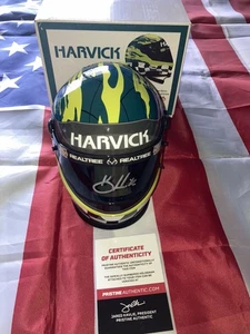 Kevin Harvick Signed Retro Throwback Realtree Mini NASCAR Helmet COA NEW - Picture 1 of 3