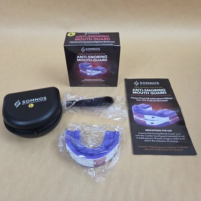 Somnos Anti-Snore Mouthguard - Adjustable Sleep Mouth Guard for Snoring - LARGE - Image 1 of 4