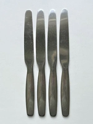 IKEA "IKE8" 4 cuchillos de cena de acero inoxidable (2 grupos de 4 disponibles) FINLANDIA, DE COLECCIÓN GUC Foto 1 de 4