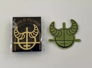 Mischief Toys - Coven of Mischief Pin - GOLD CLUE PIN LE 125 - Picture 1 of 3