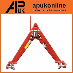 Cat 3 Tractor A Frame Quick Release Hitch System 1800Kg 1.8T Ton Rear Linkage - Picture 1 of 7
