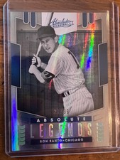 2020 Panini Absolute Baseball #AL4 Ron Santo Legends Silver 27/99 Chicago Cubs