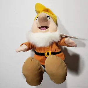 Disney Store Plüschtier schneeweiß sieben Zwerge sitzen glücklich Stofftier Puppe 9" - Bild 1 von 12