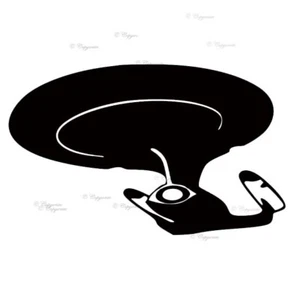 Enterprise Star Trek - Vinyl Decal Sticker for Home, wall, décor, bar, room - Picture 1 of 13