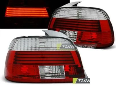 Paire de feux arriere BMW serie 5 E39 Berline 00-03 LED rouge blanc - Photo 1/2