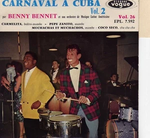 BENNY BENNET "CARNAVAL A CUBA" CARMELITA FRENCH ORIG EP - Imagen 1 de 1