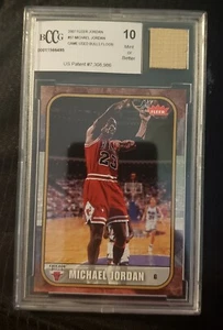 Michael jordan BCCG MINT 10 2007 Fleer Jordan #37 Game Used Bulls Floor Minted - Picture 1 of 2