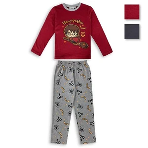 Pigiama Harry Potter bimbo lungo ufficiale maniche lunghe in cotone bambino 4654 - Picture 1 of 6