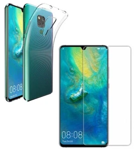 Per HUAWEI MATE 20X COVER CUSTODIA SILICONE ANTIURTO + PELLICOLA VETRO TEMPERATO - Foto 1 di 12