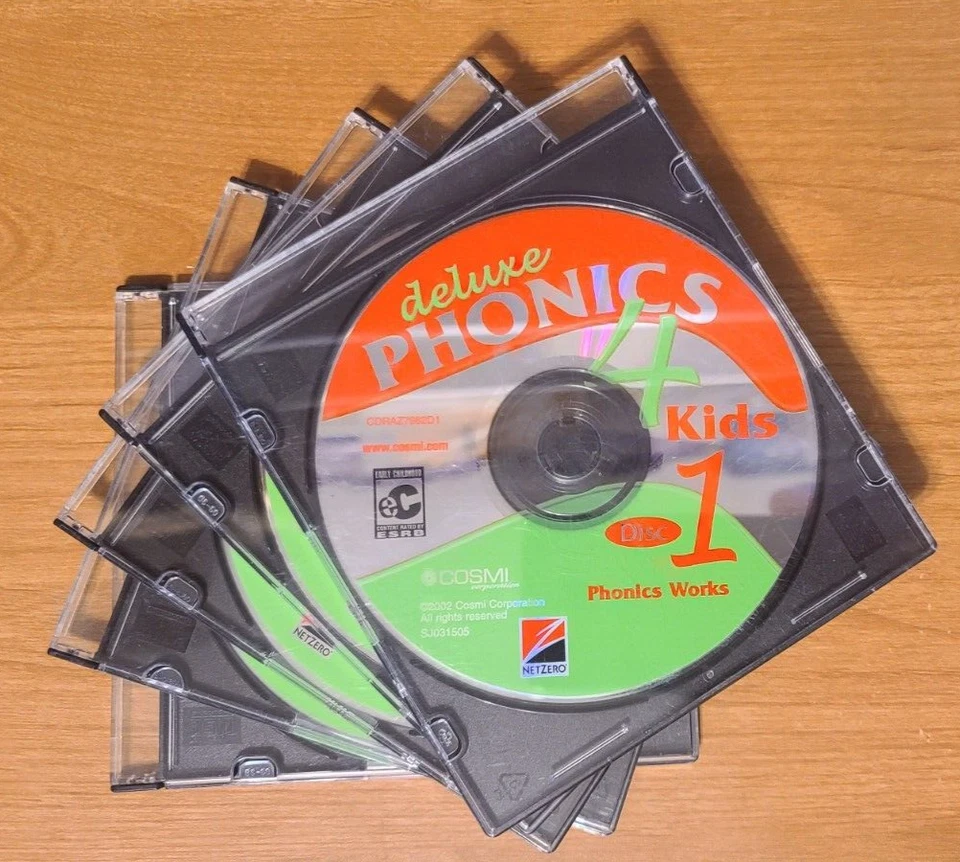 Deluxe Phonics 4 Kids (PC DVD-ROM) 5 disc set - Image 1 of 1