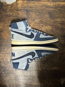 **VERY RARE** Nike Terminator High VNTG HOYAS Georgetown Suede Vintage Men 9.5 - Picture 1 of 6