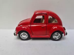 KINSMART KT4026 VOLKSWAGEN Maggiolino Classico Kinsfun pressofuso pull back buone condizioni - Foto 1 di 10