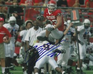 Brian Leonard Autographed Signed 8x10 Photo - w/COA NCAA Rutgers Scarlet Knights