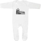 'Rome Colosseum' Baby Romper Jumpsuits / Sleep Suits (Ss018385)