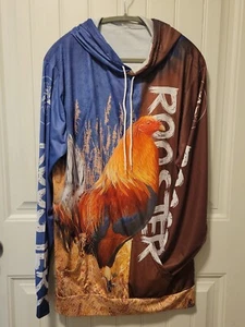 Weizenfeld Spiel Hahn Huhn Langarm Hoodie Unisex Größe XL - Bild 1 von 5
