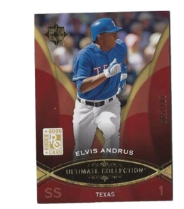 Upper Deck Ultimate 2009 Elvis Andrus Gold/599 - Imagen 1 de 2