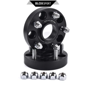 5Lug (Pair of 25mm) for Jeep Grand Cherokee Black Wheel Spacer (PCD5x127 CB71.6) - Picture 1 of 12