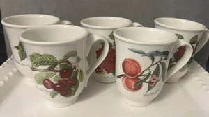 Juego de 5 tazas inglesas Portmeirion Pomona Fruit Beaker - Inglaterra 2 juegos disponibles - Imagen 1 de 4