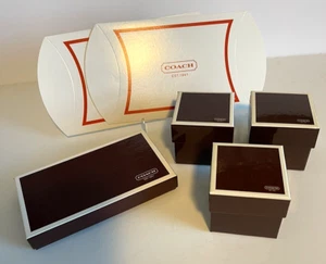 Coach Geschenkboxen echt leer mehrere verschiedene Größen 6 für 1 Preis neu - Bild 1 von 7