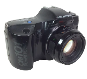 Cámara fotográfica Olympus OM101 Power Focus con lente de 50 mm comprobada probada - Imagen 1 de 24