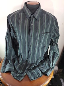Claiborne Buttondown Shirt Mens 3XL MULTICOLOR Stripped Cotton - Picture 1 of 7