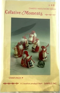 Dunfield Creative Moments diseño de aguja gráfico frijol Santa kit parcial 802 - Imagen 1 de 6
