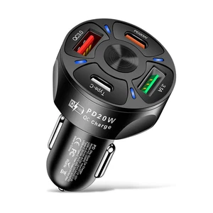Auto Zigarettenanzünder Adapter USB Fast Lade PD 20W QC3.0 Typ-C Für Telefon - Bild 1 von 10