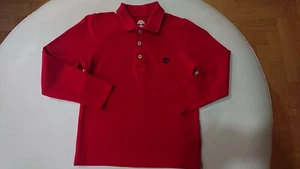 Timberland bambino Polo Rossa maniche lunghe TG 8 anni - Foto 1 di 4