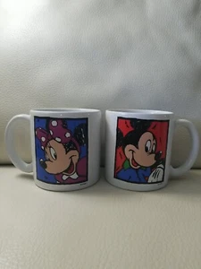 Disney Coffee Mug Mickey Mouse Minnie Mouse 24 oz Extra Large good condition - Picture 1 of 6